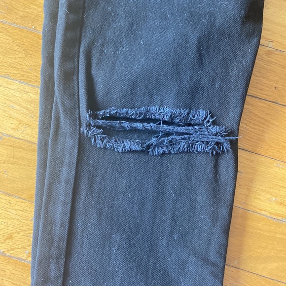 Reformation Julie High waist cigarette black jeans - Picture 3 of 7